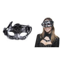 Steampunk Masker Met Tandwielen