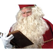 Luxe Witte Pruik Met Grote Baard Sinterklaas En Kerstman