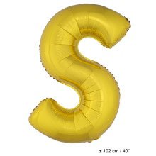 Folie Ballon Letter Goud XL 102cm (Leeg)