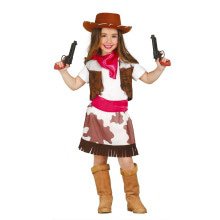 Pief Paf Cowgirl Meisje Kostuum