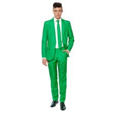 Gras Solid Green Suitmeister Man Kostuum