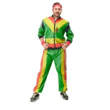 80s Trainingspak Rasta Carnaval Man Kostuum