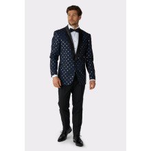 Poilka Foilka Golden Dots Opposuit Man Kostuum