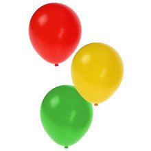 Latex Ballonnen Rood Geel Groen 25cm 100 Stuks