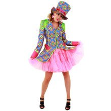 Flower Power Slipjas Hippie Clown Vrouw