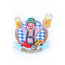 Wanddeco Oktoberfest Man Met Bierpu