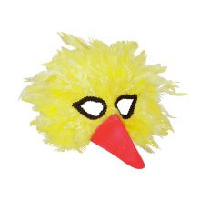 Grappig Veren Masker Vogel, Geel