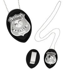 Lapd Politie Badge Met Ketting En Klem