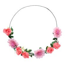 Bloemenkind Hoofdband Roze Bloemen