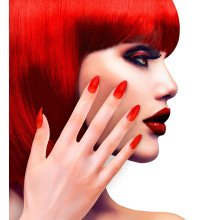 Nagels Vampira Stiletto Rood