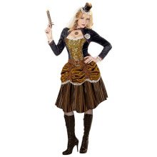 Steampunk Meisje Golda Vrouw Kostuum