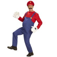 Super Loodgieter Mario Man Kostuum