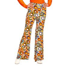 Groovy Gwendolyn 70s Dames Broek, Luchtbellen Vrouw