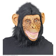 Masker Chimpansee Aap Met Pluche Haren