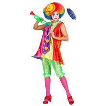 Hoepelrok Clown Circus Van De Lach Vrouw Kostuum