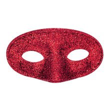 Oogmasker Acapulco Glitter Rood