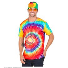 Hippie Shirt Tie-Dye Circle Of Freedom