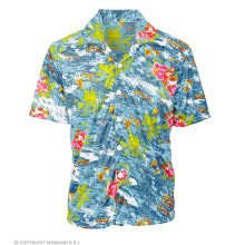 Hawaii Shirt Ocean Island Blauw Man