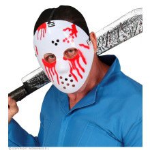 Angstaanjagend Bloederig Hockey Masker