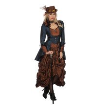 Steampunk Sally Wild Wild West Vrouw Kostuum