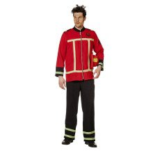 Sjonnie Schroei Brandweer Uniform Man Kostuum