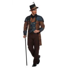 Steampunk Jas Industrieel Man Kostuum