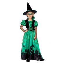 Green Witch Spookhuis Heks Meisje Kostuum